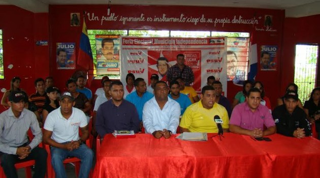 Miembros del Psuv y Gran Polo Patriótico ofrecieron una rueda de prensa