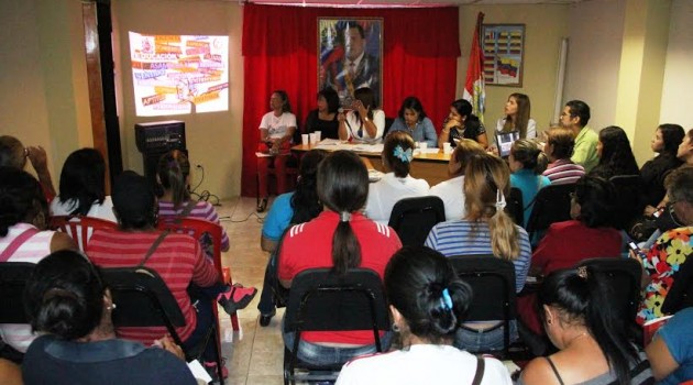 Representantes de los diferentes organismos, Frentes y Movimientos de Mujeres de Independencia se concentraron para afinar plan de acción que fortalezca el proceso revolucionario