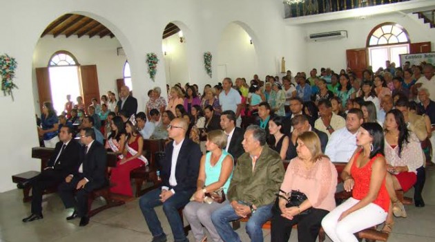 El alcalde junto al Tren Ejecutivo participaron en la homilía a San Rafael Arcángel