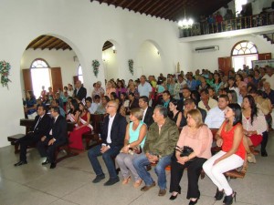 El alcalde junto al Tren Ejecutivo participaron en la homilía a San Rafael Arcángel