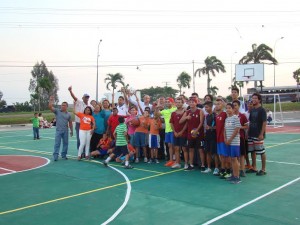 Habitantes de la urbanización La Villa cuentan con una chancha deportiva