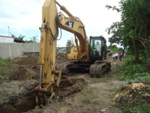 Inicio de construcción de aguas servidas en el sector Cañaveral