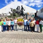 Autoridades municipales rinden honores al Libertador Simón Bolívar